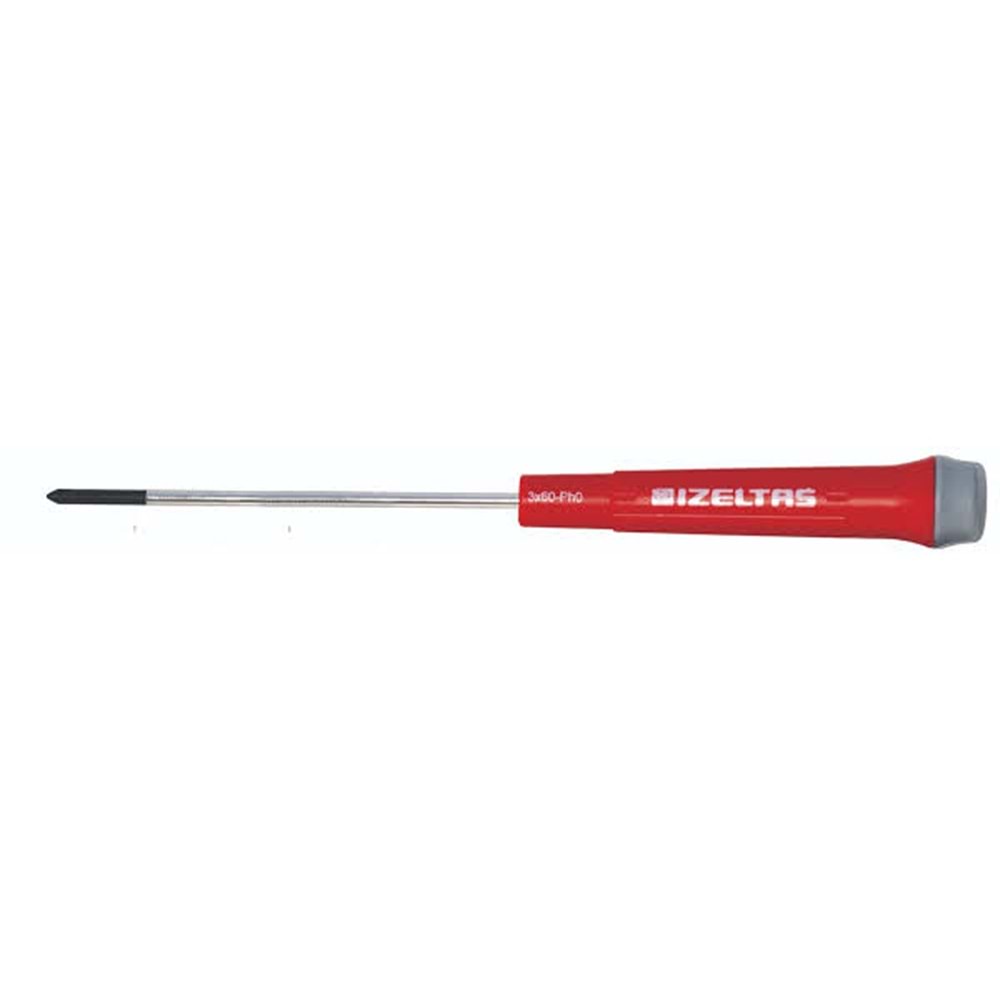 İzeltaş 4520 Elektronikçi Klemens 4x80 mm Yıldız Tornavida