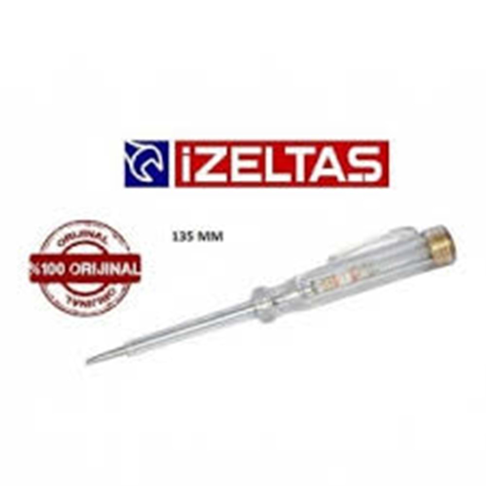 İzeltaş 4550170135 Elektrik Kontrol Kalemi Düz Uçlu ...