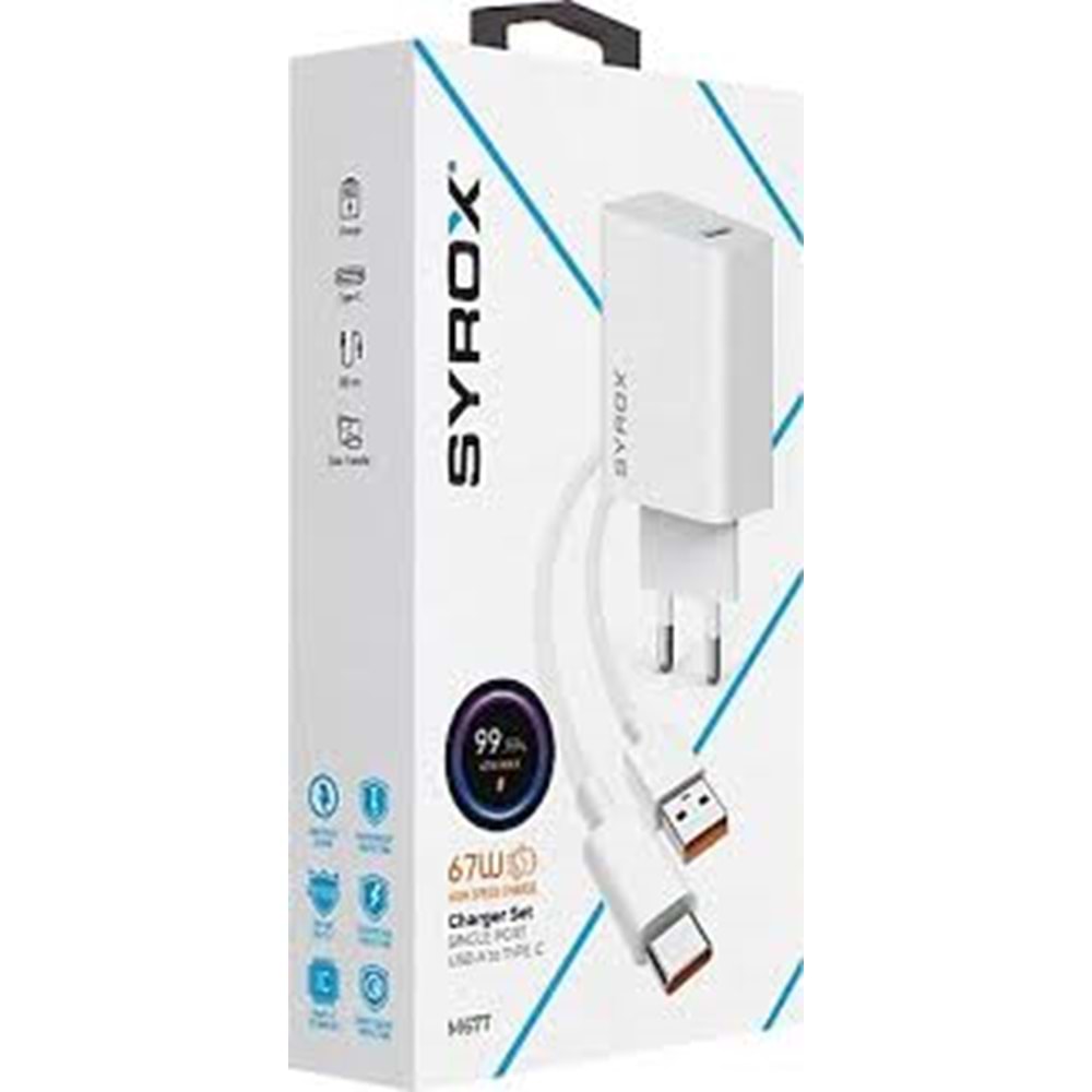M67T 67W Type-C Süper Hızlı Şarj Seti