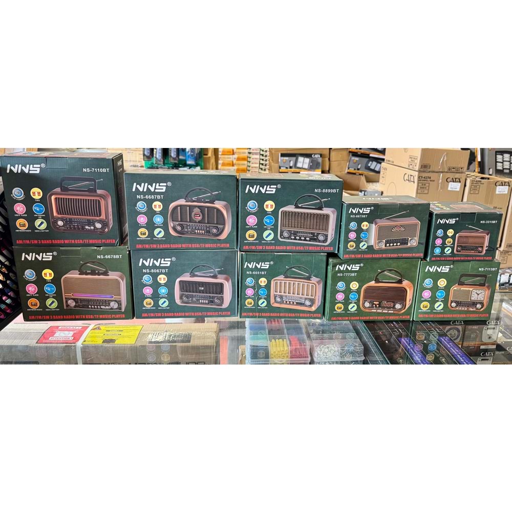 NNS NOSTALJİ RADYO USB/TF MUSIC PLAYER ÇEŞİTLERİ