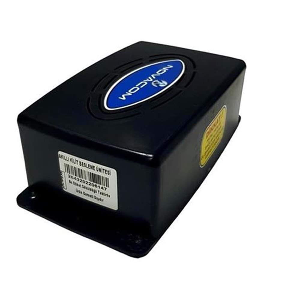 NOVACOM AKILLI KİLİT GÜÇ KAYNAĞI (12V 1.3 A) AKÜLÜ GÜÇ KAYNAĞI