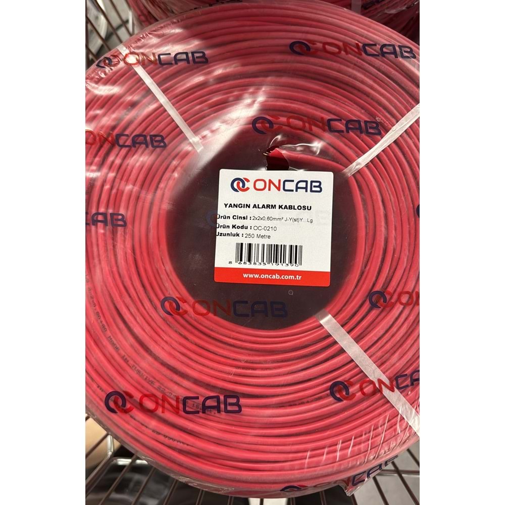ONCAB YANGIN KABLOSU 2*2*0,60 250 METRE FİYATI