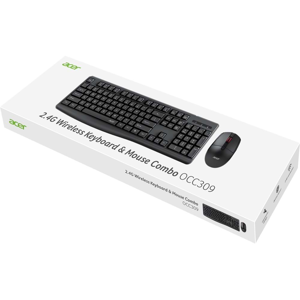 ACER BK Kablosuz Klavye+ Mouse set(piller yok)