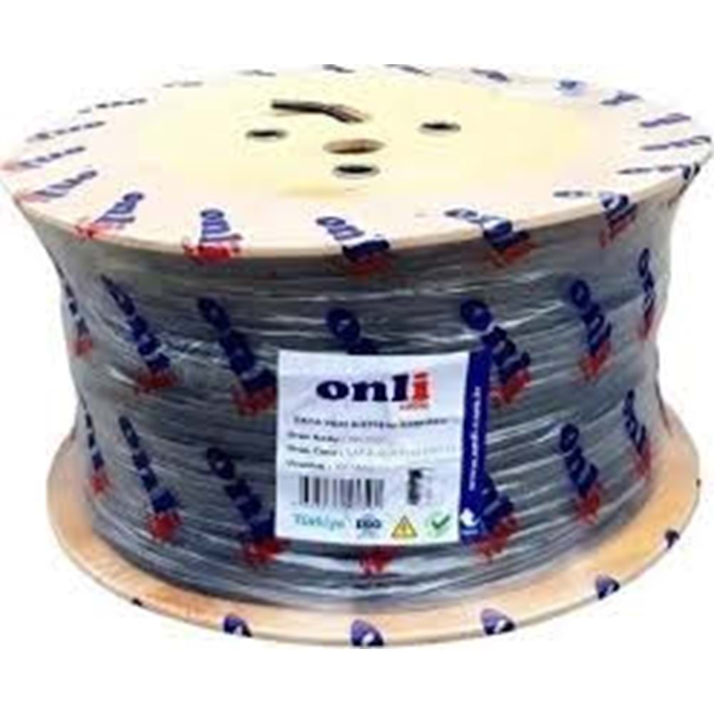 ONLİ CAT-6 (U-UTP) 23 AWG DIŞ MEKAN PE DATA VERİ İLETİŞİM KABLOSU 100 MT