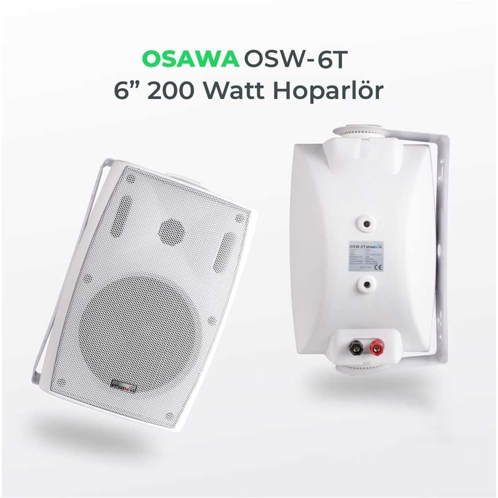 OSAWA 6 INCH SÜTUN HOPARLÖR BEYAZ