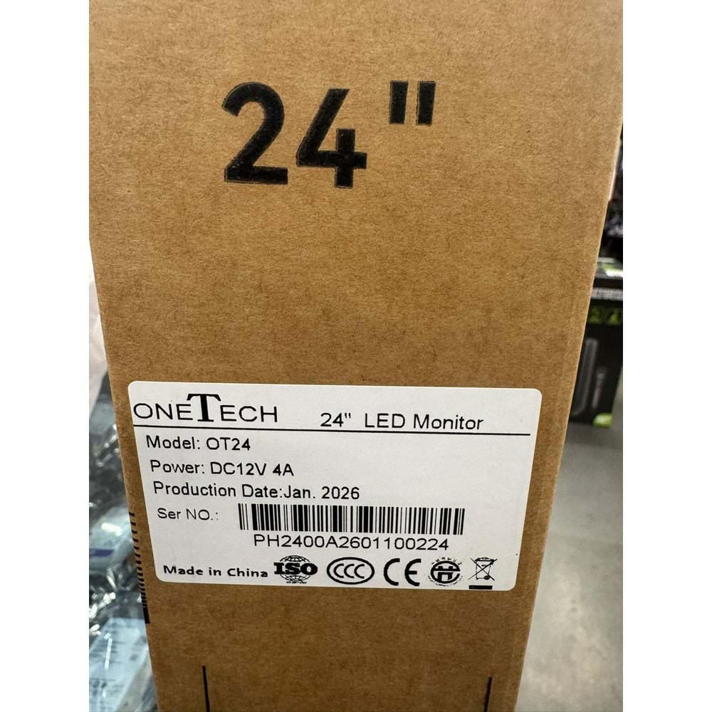 ONETECH 24 İNC MONİTÖR HDMI VGA HOPARLÖRLÜ