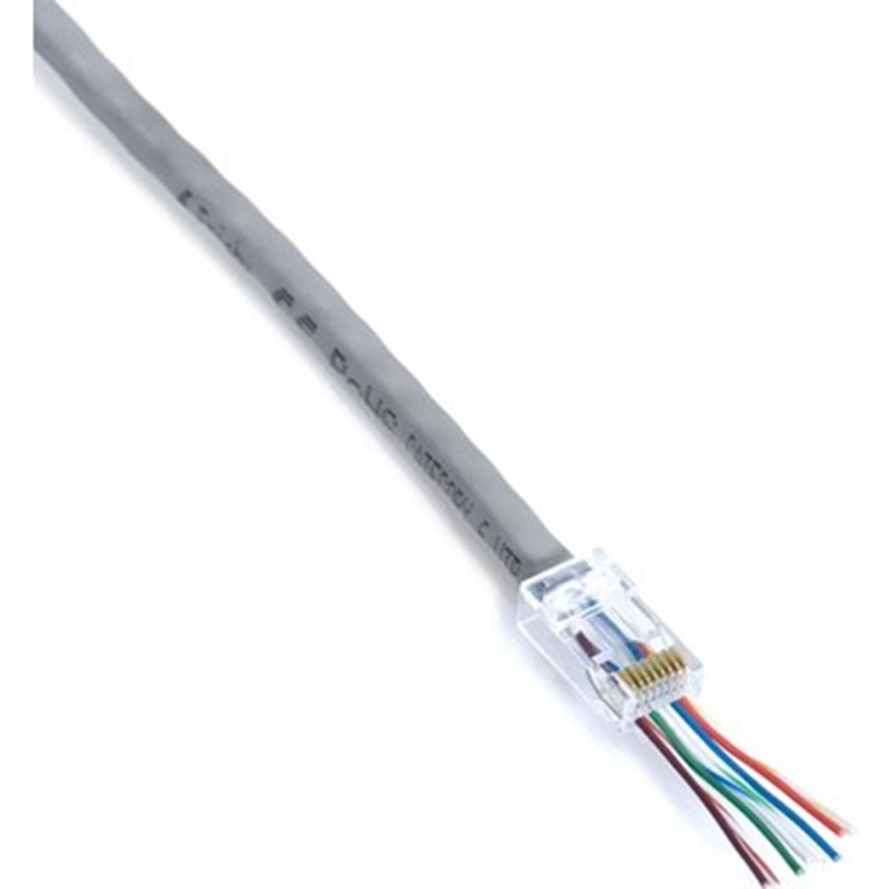 CAT6 YENİ NESİL DELİKLİ ETHERNET 100 ADET FİYATI