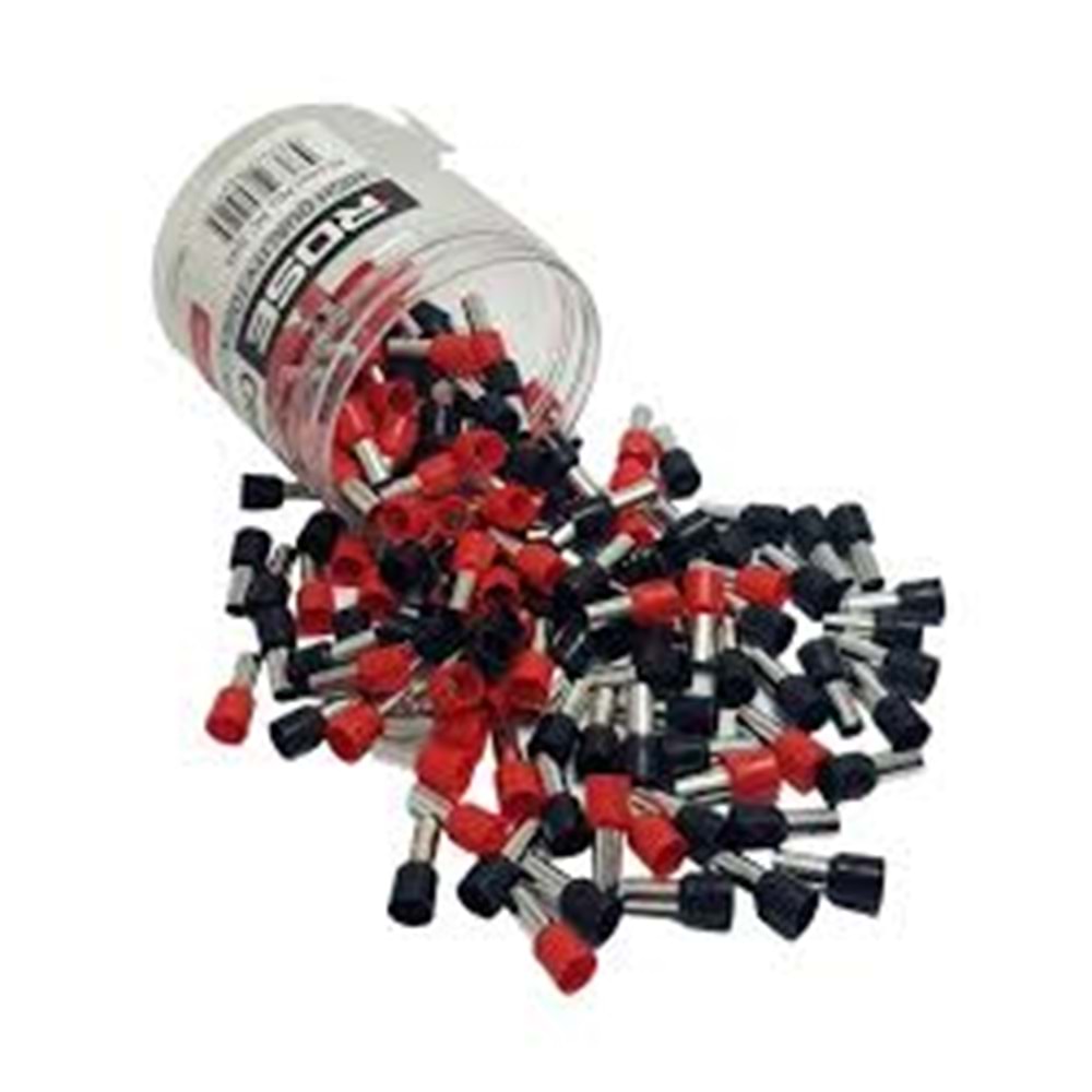 Rose 16# Izoleli Sıkmalı Kablo Pabucu RC-895 - 150ADET