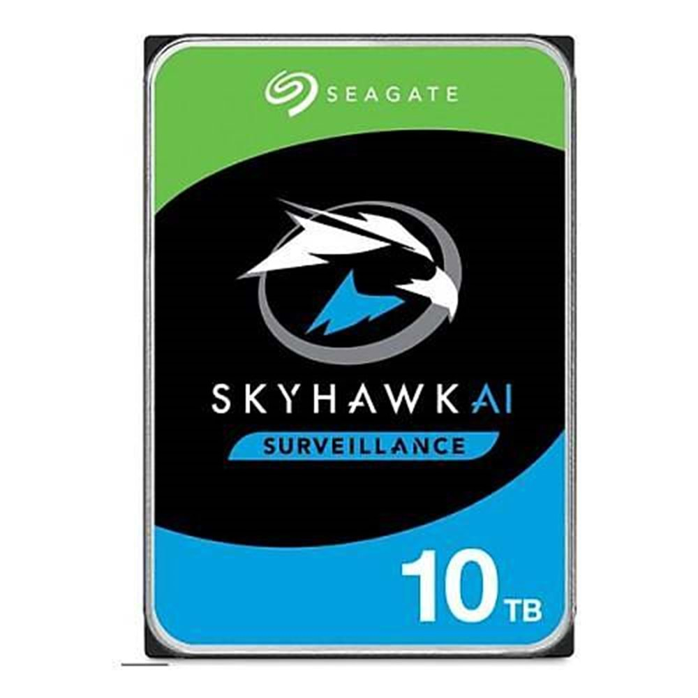 SEAGATE GÜVENLİK DİSKİ HDD 10 TB SATA 3.5 SKYHAWK