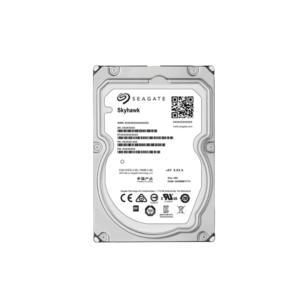 Seagate 1Tb 7/27 Skyhawk 3.5' 5400Rpm Güvenlik Harddisk