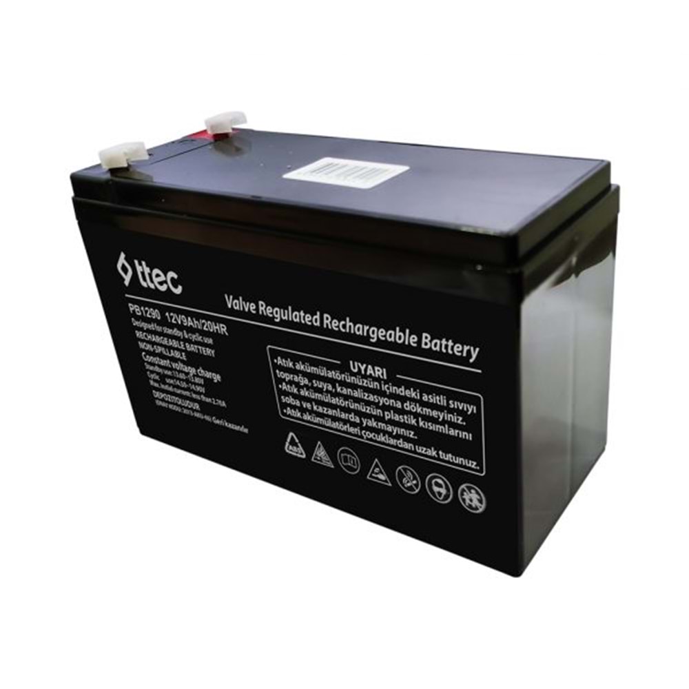TTEC 12 V 9 A BAKIMSIZ KURU AKÜ