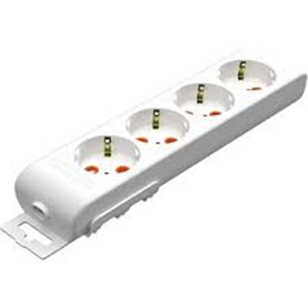 VİKO Multi-let 4lü Topraklı Klemensli Priz