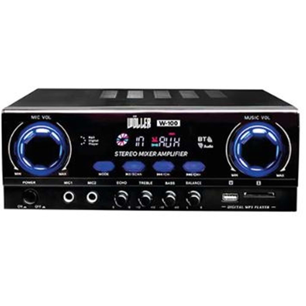 WÖLLER STEREO MIXER AMFİ 100 W TRAFOSUZ