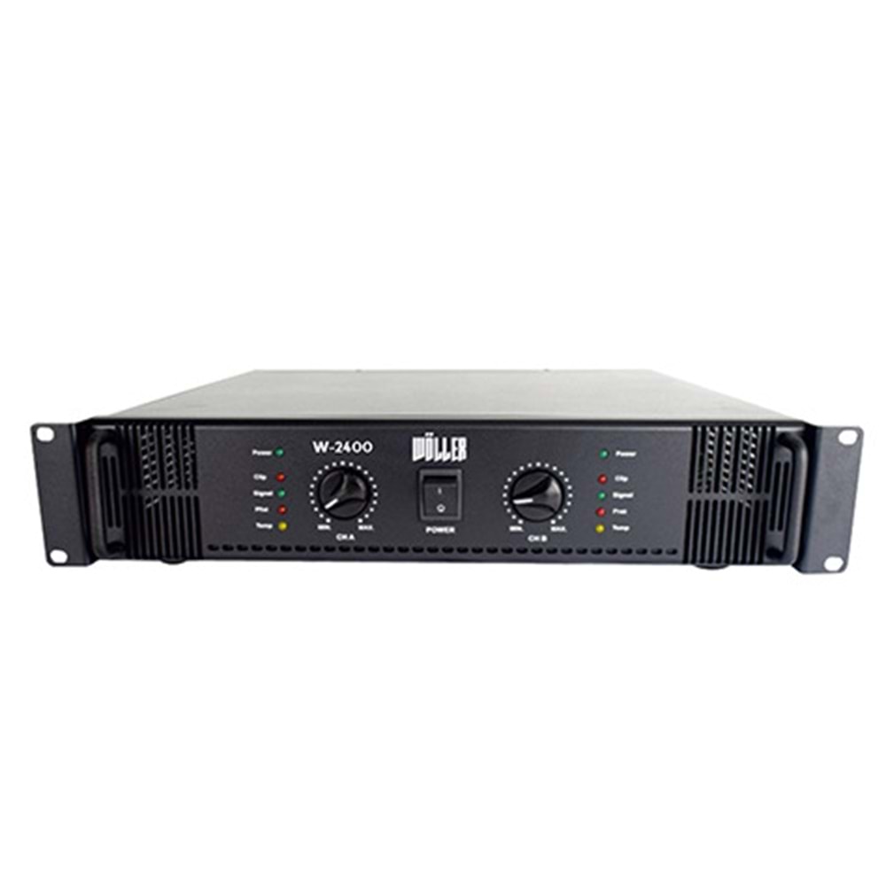 WÖLLER 2*350 W 2 KANAL HAT TRAFOLU POWER AMFİ (BÜYÜK CAMİLERDE W-809 İLE KULLANILIR )