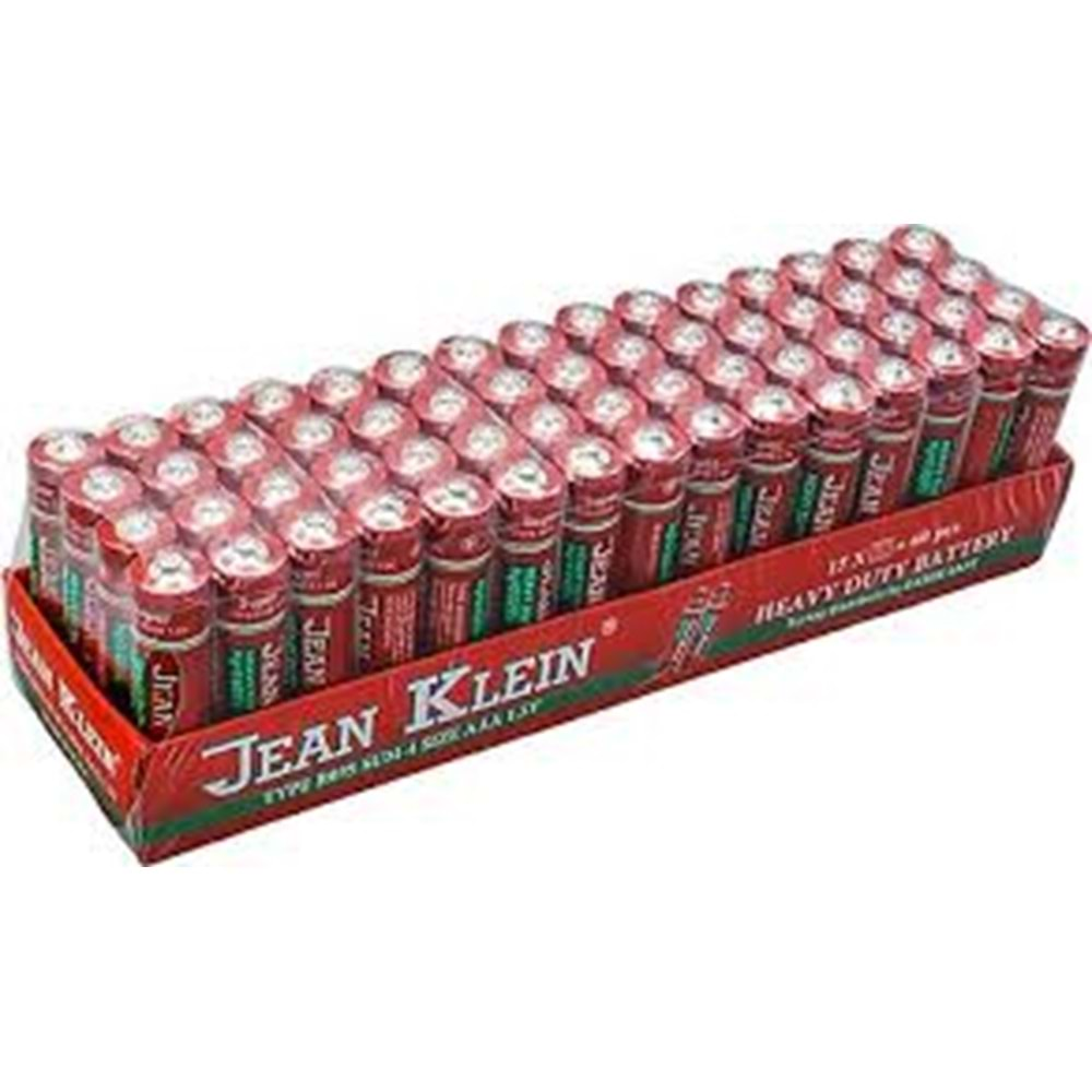 JEAN KLEİN R03 İNCE PİL PAKET FİYATI 60 ADET FİYATI