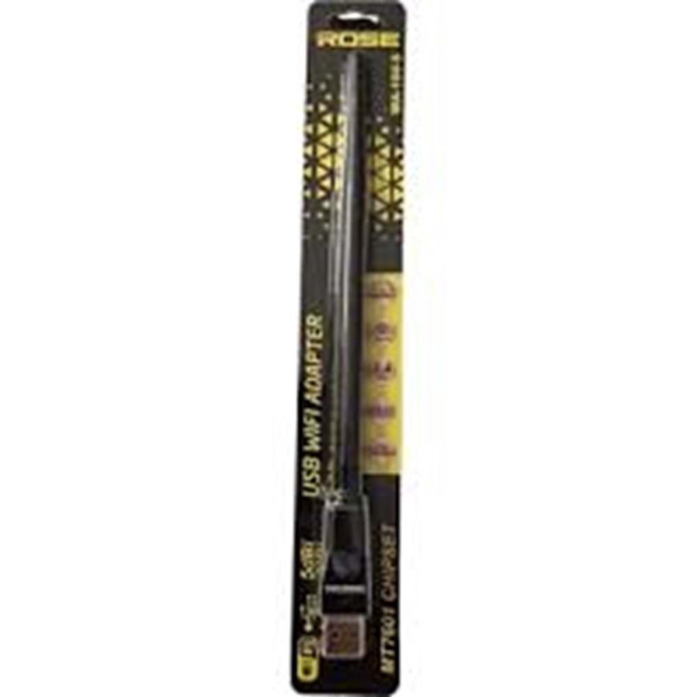 ROSE 5DBI 7601 Wİ-Fİ ADAPTÖR ANTEN UZUN MODEL
