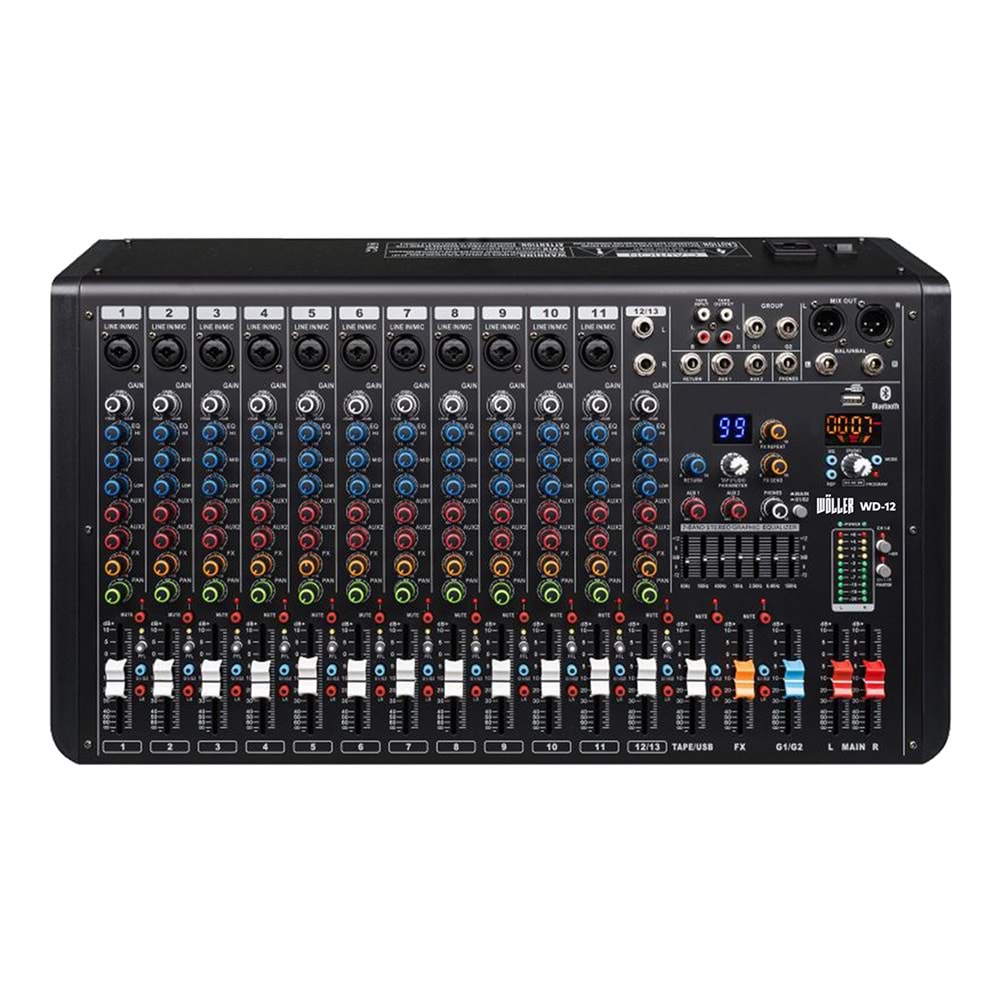 WÖLLER 12 KANAL DECK MİKSER