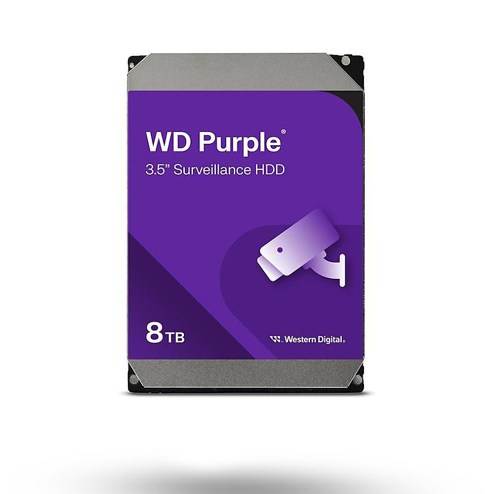 WD 8 TB PURPLE AI 5640RPM 256MB SATA3 7/24 Güvenlik HDD