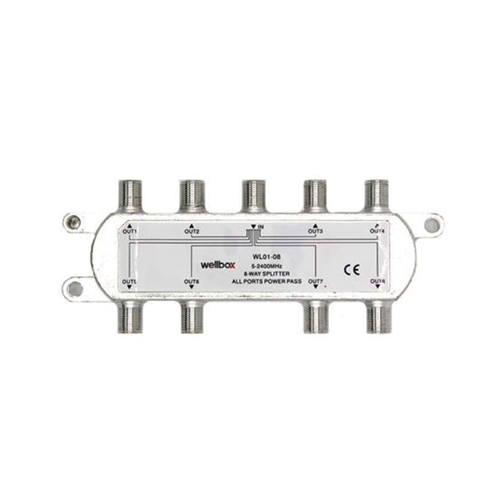 WELLBOX WL01-08 1/8 5-2400 SPLITTER DHL