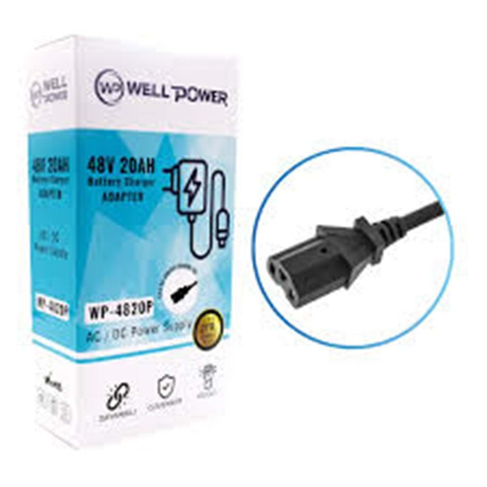 WELLPOWER 48V 20AH BATTERY CHARGER ADAPTÖR DHL