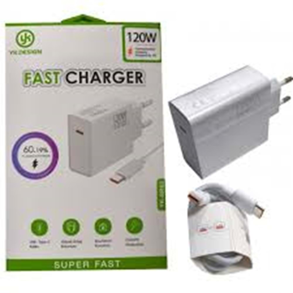 YK-SR69 120W SÜPER FAST CHARGER