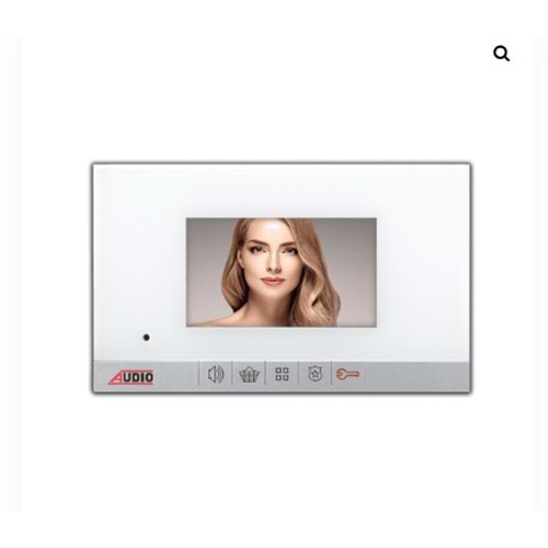 AUDIO (KDV DAHİL)4.3 İNC VİLLA İLAVE İÇ SET BEYAZ BUS PLUS GD-18 MEKANİK BUTTON HFREE