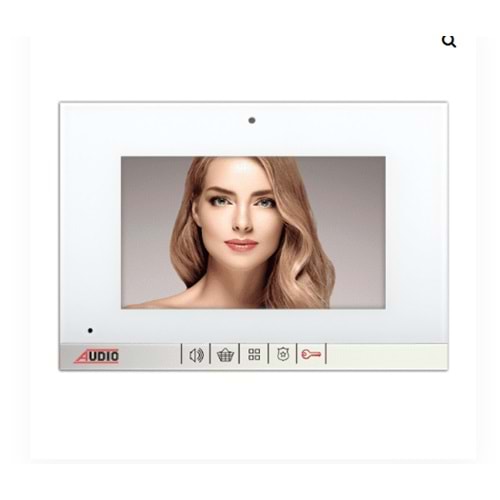AUDIO (KDV DAHİL)7 İNC VİLLA İLAVE İÇ SET BEYAZ BUS PLUS GD-18 MEKANİK BUTTON HFREE
