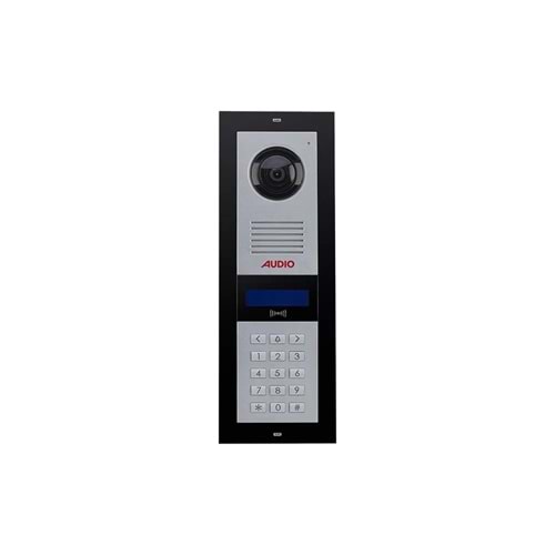 AUDIO (KDV DAHİL) BUSPLUS 2X16 CM LCD EKRANLI ZİL PANELİ (MEKANİK BUTONLU-KART OKUYUCULU)