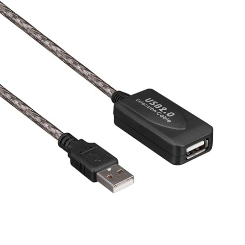 POWERMASTER PM-11426 USB 2.0 15 METRE ŞEFFAF USB UZATMA KABLOSU