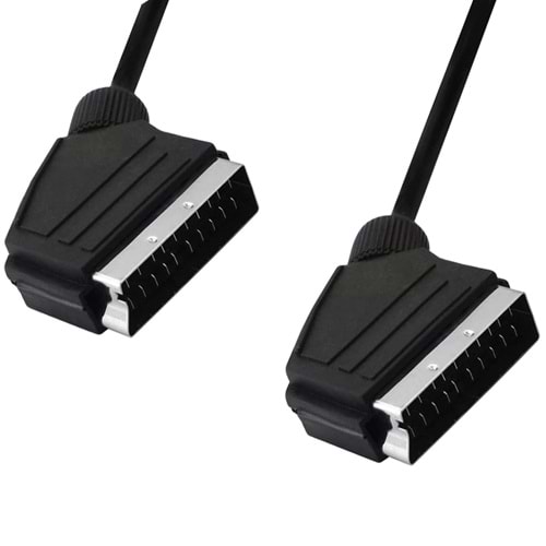 HERZ RC-01 1.2 METRE 7MM POŞETLİ SCART SCART KABLO