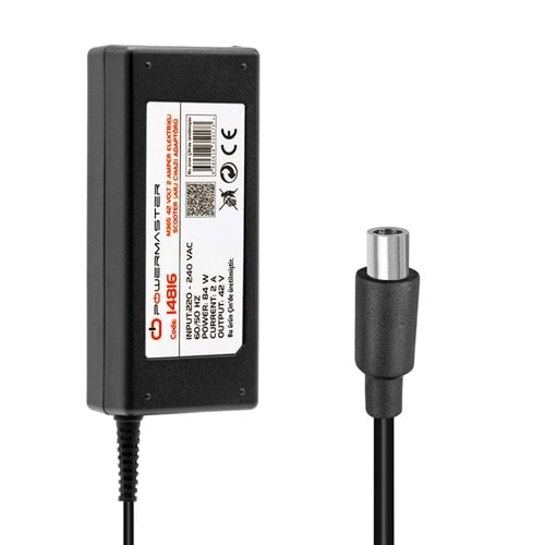 POWERMASTER AD0003 TDS UÇLU XIAOMI M365 42 VOLT - 2 AMPER ELEKTRİKLİ SCOOTER ŞARJ CİHAZI ADAPTÖRÜPOWERMASTER AD0003 TDS UÇLU XIAOMI M365 42 VOLT - 2 AMPER ELEKTRİKLİ SCOOTER ŞARJ CİHAZI ADAPTÖRÜ