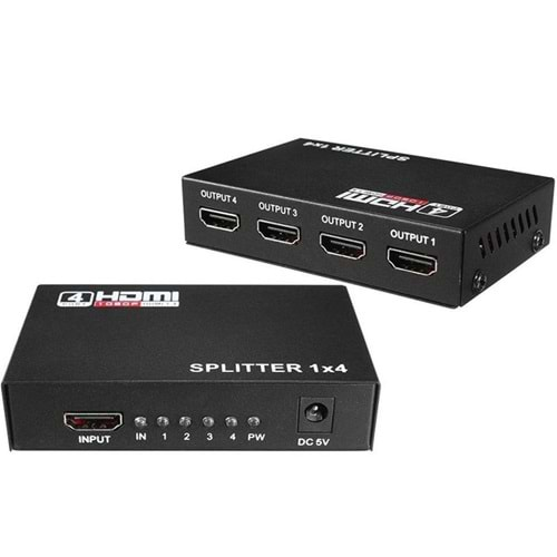 FULLY G-538G 1.4V 1080P 4 PORT HDMI SPLITTER DAĞITICIFULLY G-538G 1.4V 1080P 4 PORT HDMI SPLITTER DAĞITICI