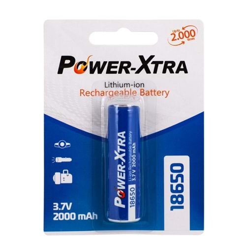 POWER-XTRA 3.7 V 2000 MAH BLİSTER PAKET