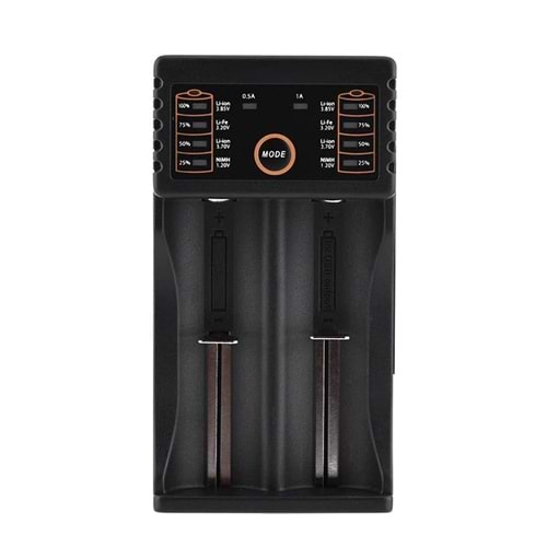 POWERMASTER PMR-HG2 18650 4.2V 500MA/1000MA PİL ŞARJ CİHAZIPOWERMASTER PMR-HG2 18650 4.2V 500MA/1000MA PİL ŞARJ CİHAZI