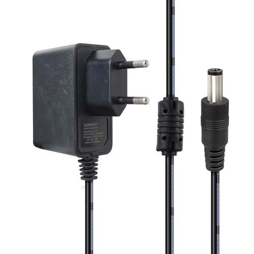 WEKO 15 VOLT - 1 AMPER - 15 WATT 5.5*2.5 UÇLU YERLİ ÜRETİM PRİZ TİPİ ADAPTÖRWEKO 15 VOLT - 1 AMPER - 15 WATT 5.5*2.5 UÇLU YERLİ ÜRETİM PRİZ TİPİ ADAPTÖR