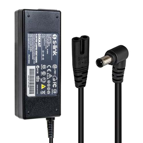 S-LINK SL-NBA70 90W 19.5 VOLT 4.74 AMPER 6.5X4.4 UÇLU SONY NOTEBOOK ADAPTÖR (SAMSUNG LED TV)S-LINK SL-NBA70 90W 19.5 VOLT 4.74 AMPER 6.5X4.4 UÇLU SONY NOTEBOOK ADAPTÖR (SAMSUNG LED TV)