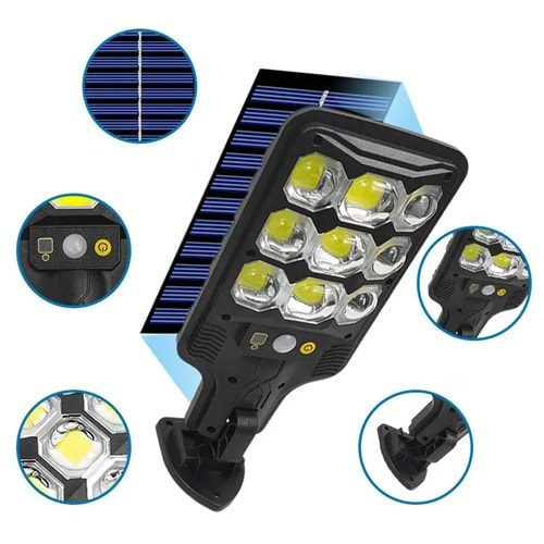 POWERMASTER HS-8037A SOLAR 63 SMD LEDLİ HAREKET SENSÖRLÜ SOKAK LAMBASIPOWERMASTER HS-8037A SOLAR 63 SMD LEDLİ HAREKET SENSÖRLÜ SOKAK LAMBASI
