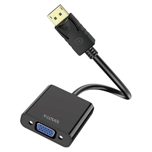 X-LEVEL XCC7801 X-THING DP DISPLAY PORT ERKEK TO VGA DİŞİ ÇEVİRİCİ KABLO (SİYAH)X-LEVEL XCC7801 X-THING DP DISPLAY PORT ERKEK TO VGA DİŞİ ÇEVİRİCİ KABLO (SİYAH)X-LEVEL 28151