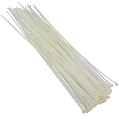 POWERMASTER 20 CM 3.6 MM BEYAZ KABLO BAĞI (100'LÜ PAKET)
