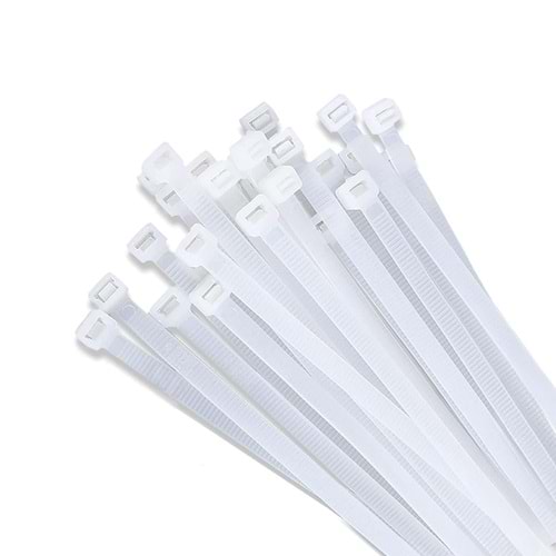 POWERMASTER PM-414 BEYAZ 25 CM 3.6 MM KABLO BAĞI (100'LÜ PAKET)POWERMASTER PM-414 BEYAZ 25 CM 3.6 MM KABLO BAĞI (100'LÜ PAKET)