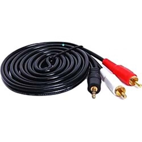 POWERMASTER 2 RCA ERKEK + 3.5 MM STEREO ERKEK 3 METRE