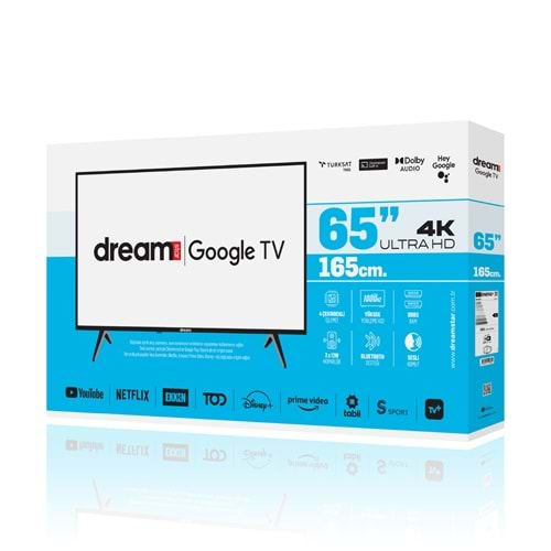 DREAMSTAR 65INCH GOOGLE ANDROID UHD 4K LED TV