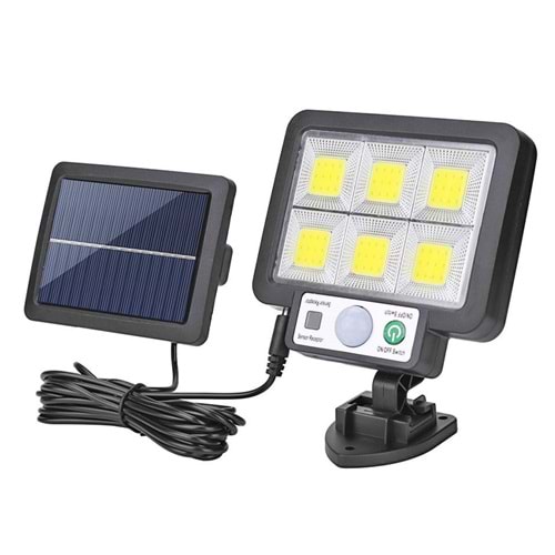 POWERMASTER JX-F72 SOLAR PANELLİ HAREKET SENSÖRLÜ ÜÇ MODLU DUVAR LAMBASIPOWERMASTER JX-F72 SOLAR PANELLİ HAREKET SENSÖRLÜ ÜÇ MODLU DUVAR LAMBASI