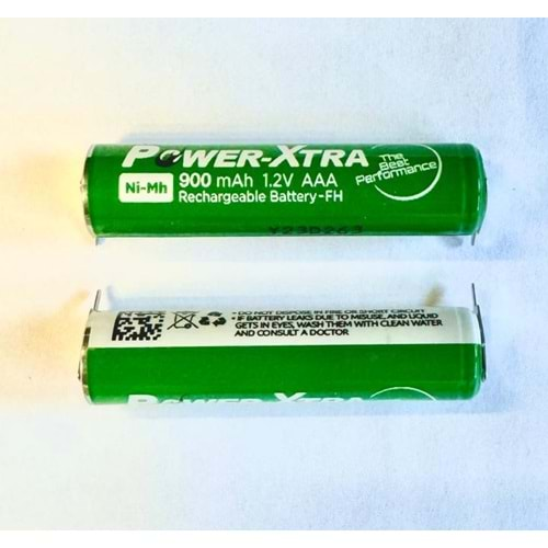 POWER-XTRA 900 MAH AAA İNCE PUNTALI ŞARJLI