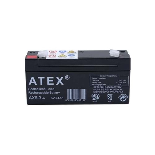 ATEX 6V3.4 AH AKÜ