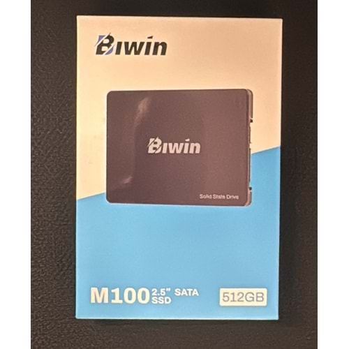 BIWIN M 100 512GB 2.5 İNC SATA 3.0 SSD HARDDİSK