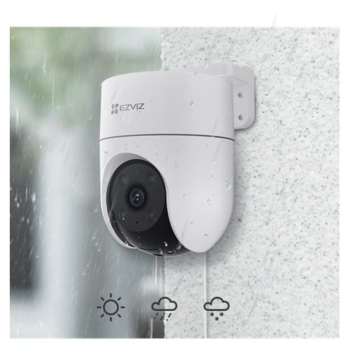 EZVIZ KAMERA WIFI PAN/TILT 2MP H8C 4MM (512 GB SD KART DESTEK,GECE RENKLİ,KARŞILIKLI KONUŞMA,HAREKET TAKİP,SİREN VE FLAŞ IŞIKLI AKTİF SAVUNMA)