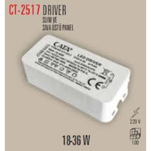 Cata Ct 2517 18W-40W Slim Spot Driver Adaptörü