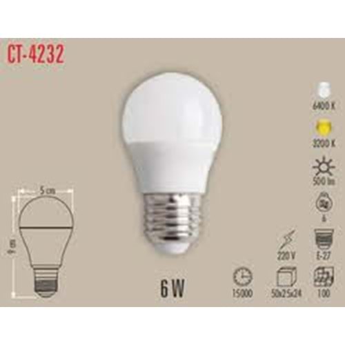 Cata CT-4232 4W Edison LED Ampul BEYAZ IŞIK