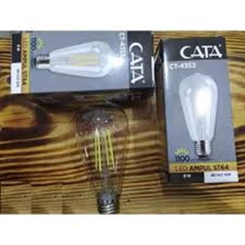Cata CT-4353 8W Edison Led Ampul GÜNIŞIĞI